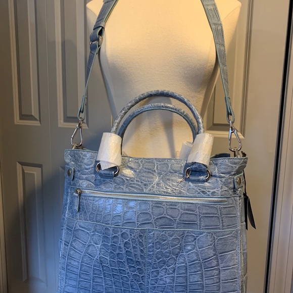 Dooney & Bourke Genuine Croco Shopper Crossbody - Picture 7 of 13